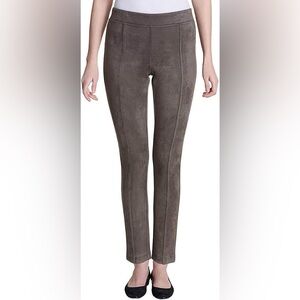 Andrew Marc Super Soft Stretch Faux Suede Pull On Pants